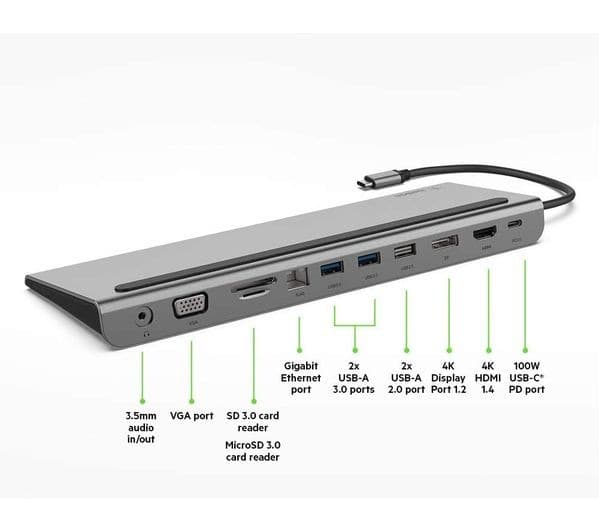 BELKIN INC004btSGY 11-port USB Type-C Docking Station - Image 5