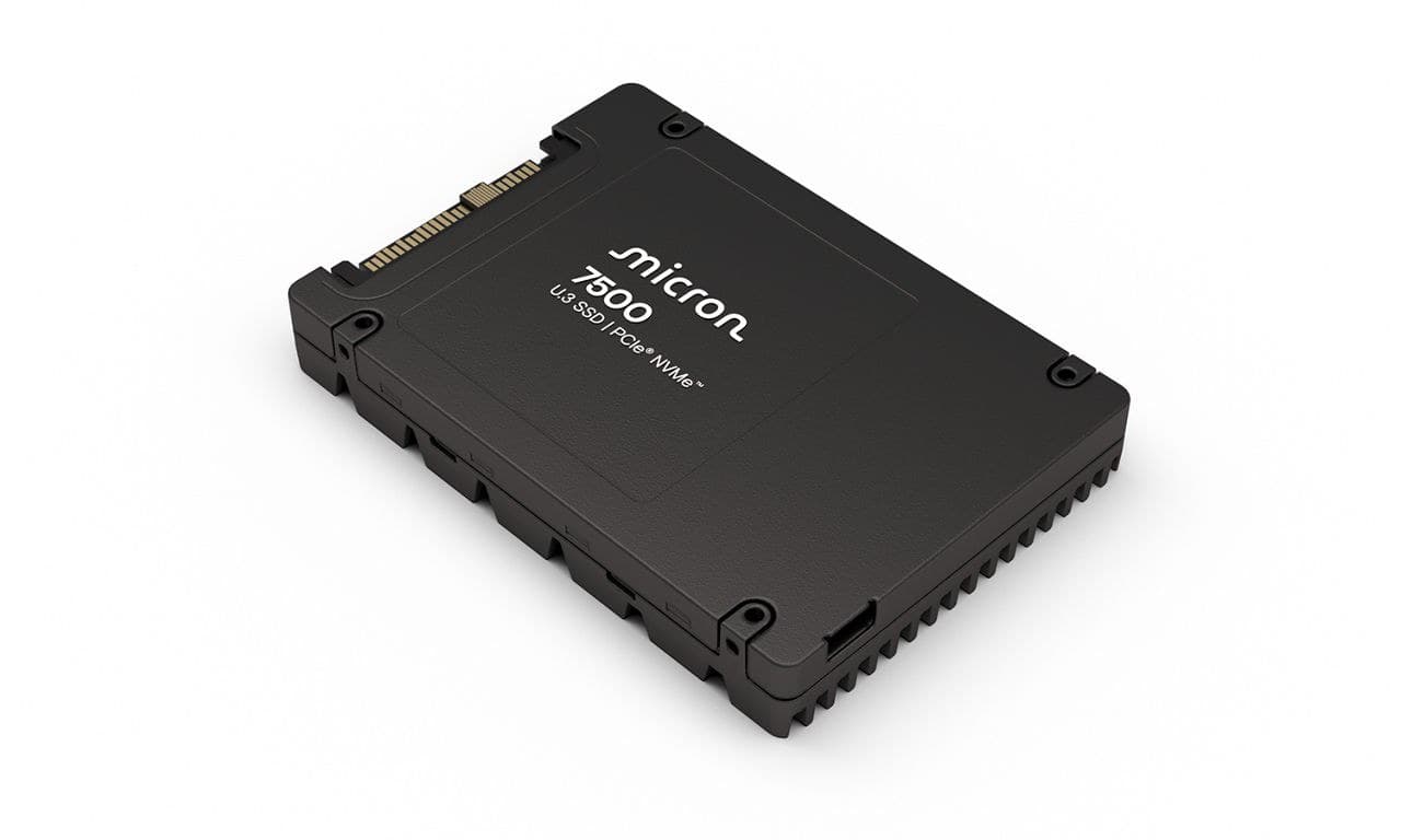 Micron 7500 MAX 1.6 TB U.3 2.5" PCI Express 4.0 NVMe 3D TLC NAND Enterprise SSD
