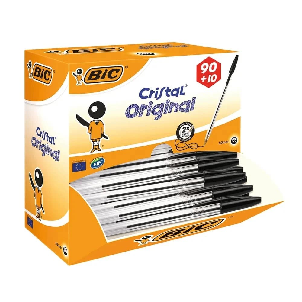 BIC Cristal - ballpoint pen - blue (pack of 100) - Image 1