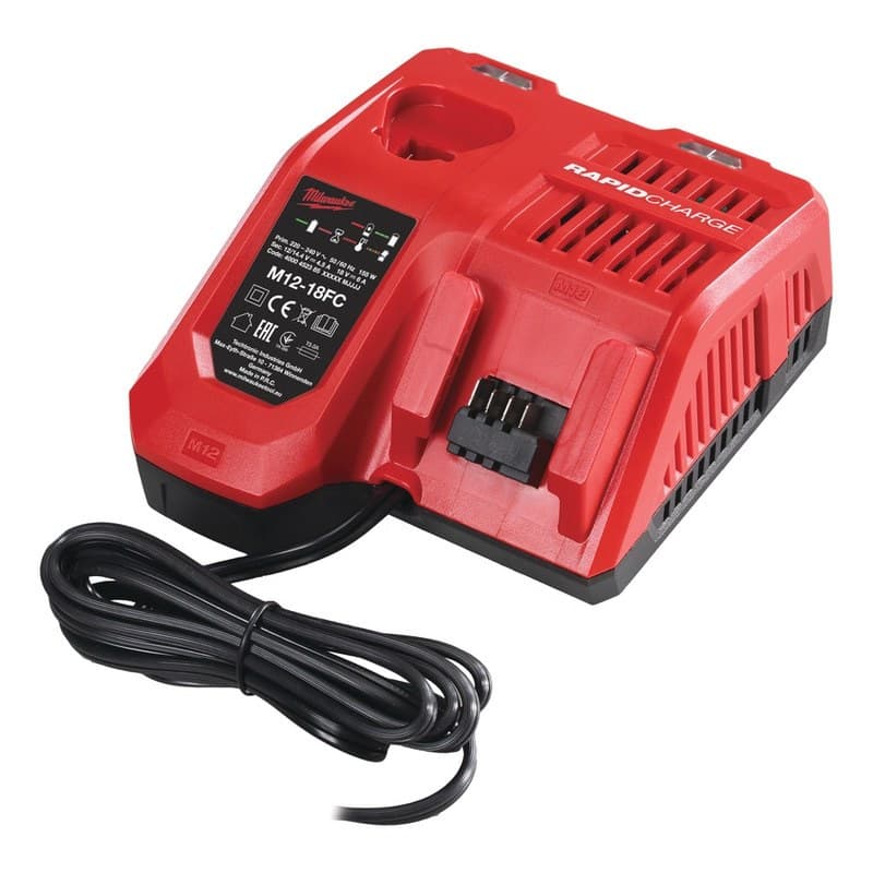 Milwaukee M12-18FC 12V-18V Multi-Voltage Rapid Charger - Image 1
