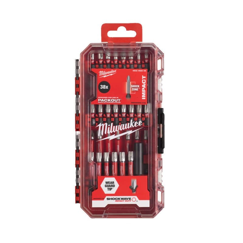 Milwaukee 4932492009 Shockwave 38pc Impact Duty Bit Set