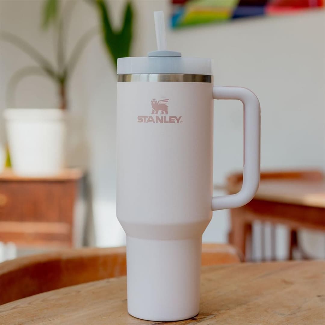 STANLEY 1913 Quencher H2.0 FlowState Tumbler 1.2L - Rose Quartz - Image 8