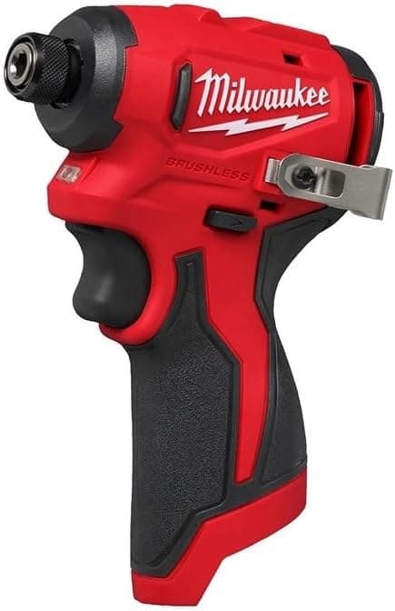 Milwaukee M12 BLIDRC-0 12V Compact Brushless Impact Driver 1/4in Hex 124Nm - Body Only - Image 1