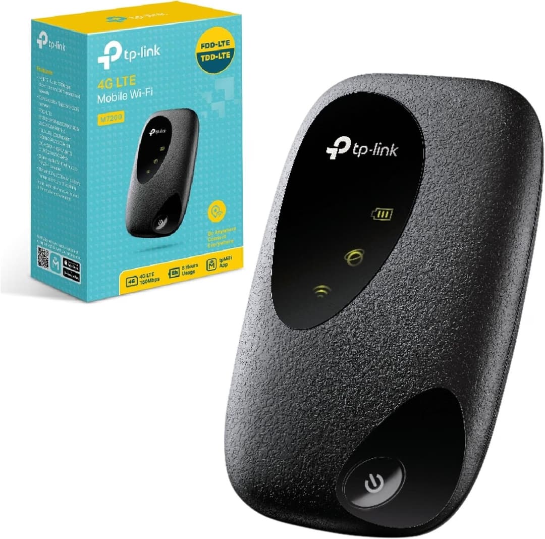 TP-Link 4G Cat4 LTE Travel Mobile Mi-Fi Hotspot, Connection with Up to 10 Devices, Compatible with Most of the Network - Image 1