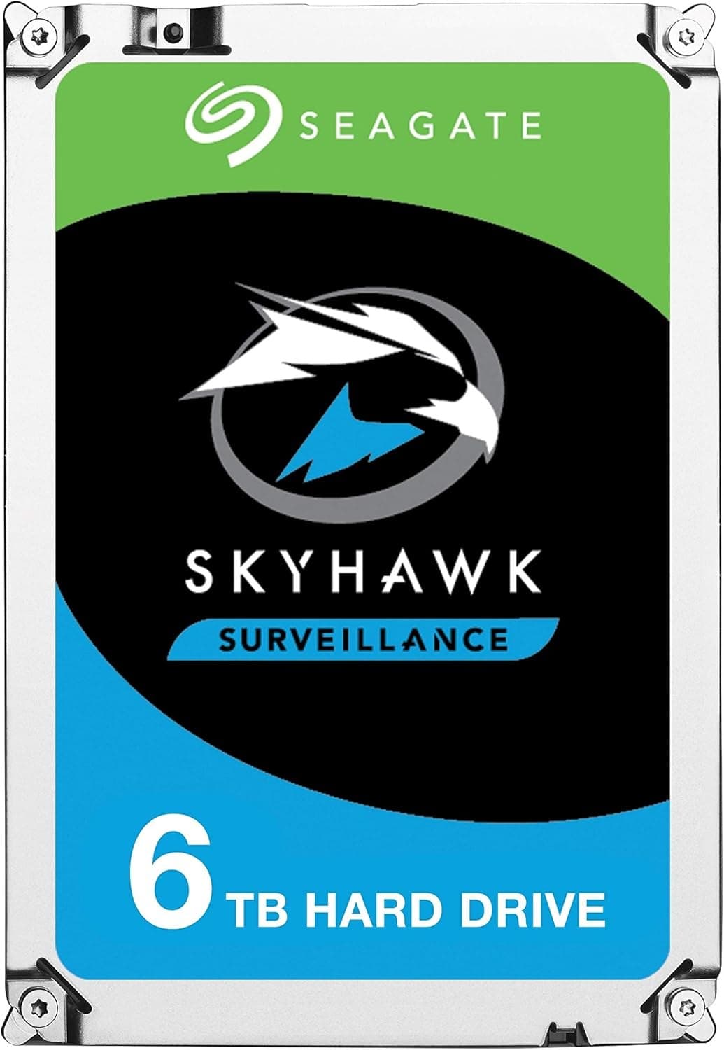 Seagate SkyHawk 6TB 3.5" Internal Surveillance Hard Drive - SATA 6Gb/s, 256MB Cache (ST6000VX001)