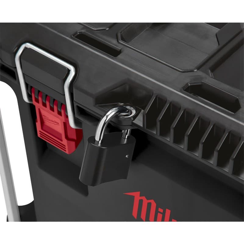 Milwaukee 4932464078 PACKOUT Trolley Box - 113kg Capacity, 228mm All-Terrain Wheels - Image 2