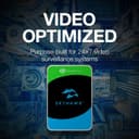 Seagate SkyHawk 2TB Internal Surveillance Hard Drive 3.5" SATA 6 Gb/s (ST2000VXZ17) thumbnail 3