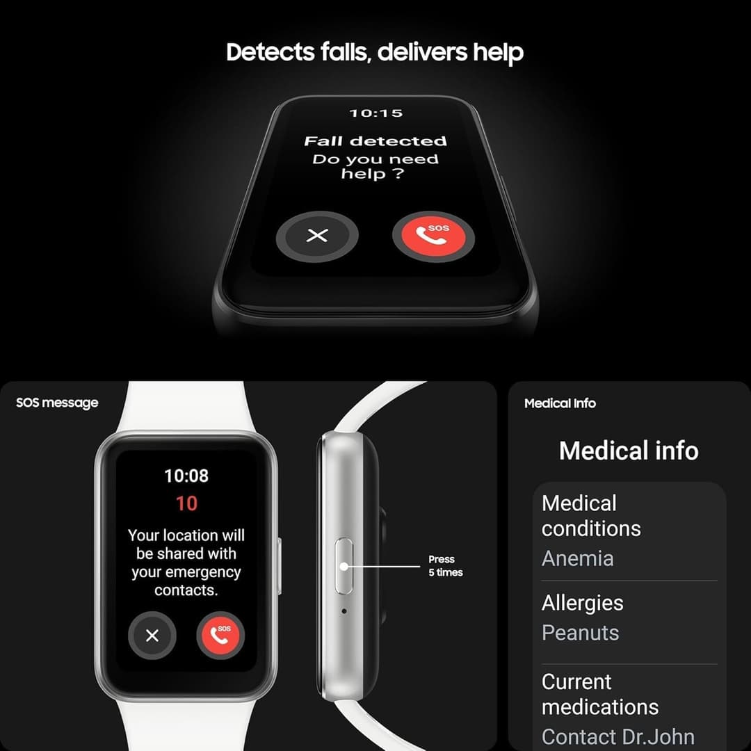Samsung Galaxy Fit3 Fitness Tracker Silver (SM-R390) - Image 2