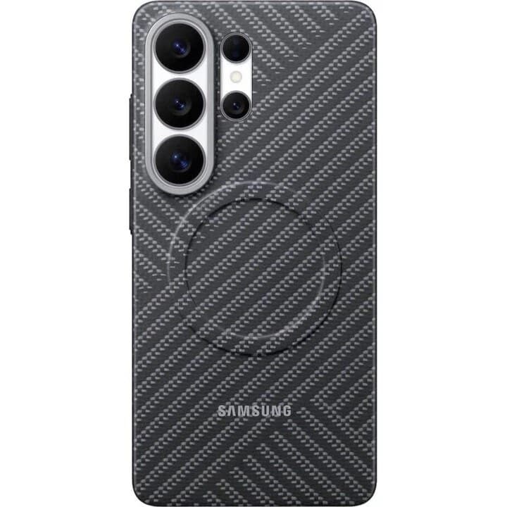 GENUINE SAMSUNG GALAXY S26 Ultra CARBON MAGNET CASE COVER DARK GREY - Image 1