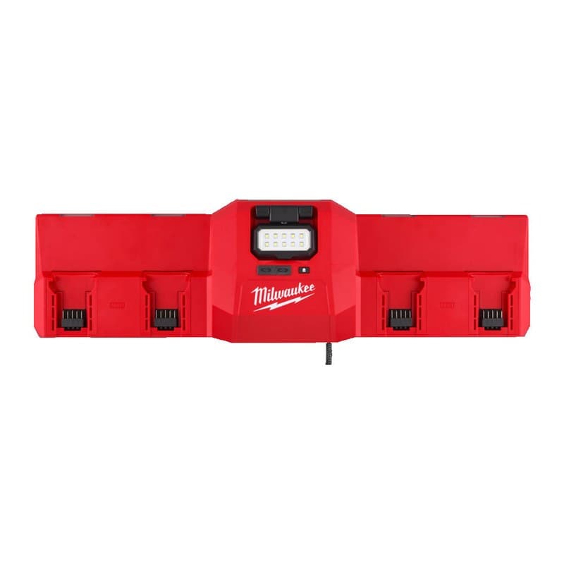 Milwaukee M12-18GBC4 M12 & M18 4-Bay Gangbox Charger - Image 1