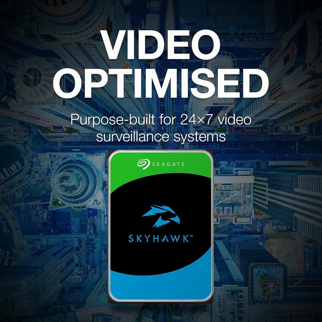 Seagate SkyHawk 1TB Surveillance Hard Drive 3.5" SATA 6Gb/s 64MB Cache for DVR NVR CCTV Security Systems ST1000VXZ05 - Image 3
