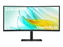 Samsung ViewFinity S6 LS34C652UAUXXU 34 Inch WQHD Curved USB-C Monitor - Black thumbnail 2