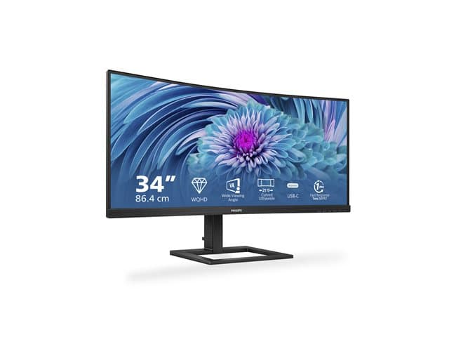 Philips E-line 346E2CUAE 34" Monitor Textured Black - Image 6