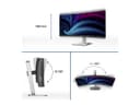 Philips 34B2U5600C 34" Curved Monitor Charcoal thumbnail 9