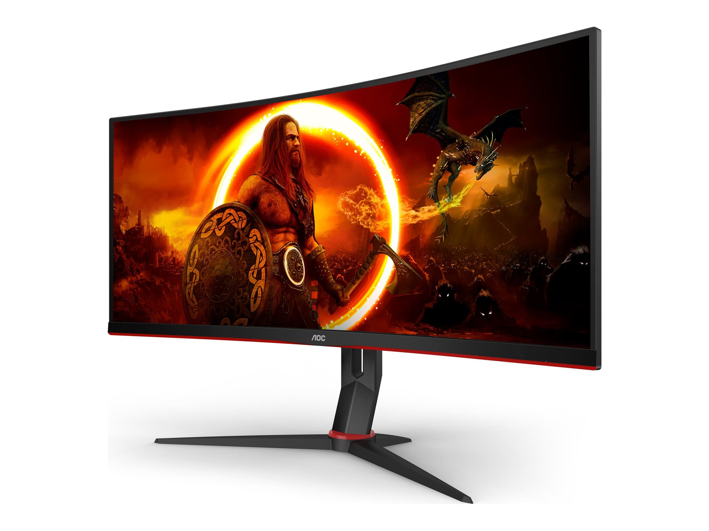 AOC CU34G2XP 34" Curved QHD Monitor Black