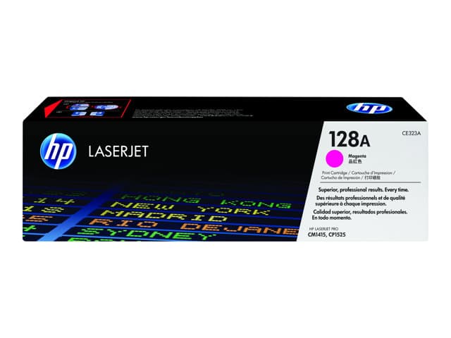 HP 128A CE323A Original HP LaserJet Toner Cartridge - Magenta - Image 3