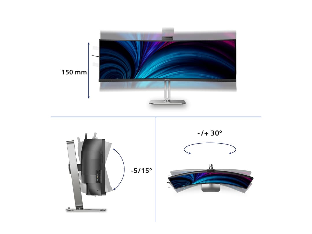 PHILIPS 49B2U5900CH 49" Monitor Black - Image 1