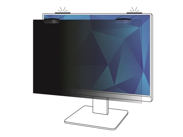 3M PF230W9EM Display Privacy Filter 23"