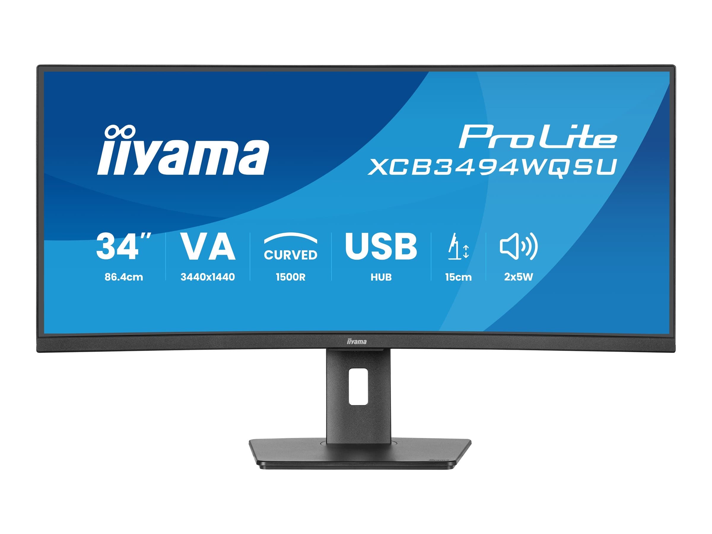 iiyama 34" ProLite XCB3494WQSU Curved HDR