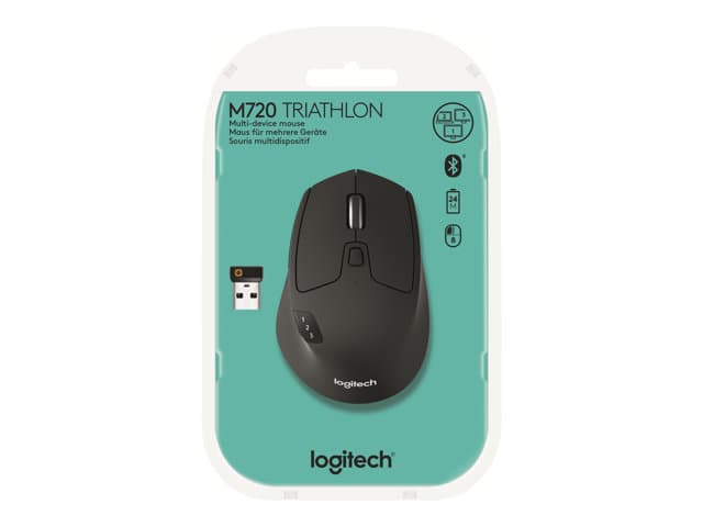 Logitech M720 Triathlon Mouse Black - Image 9
