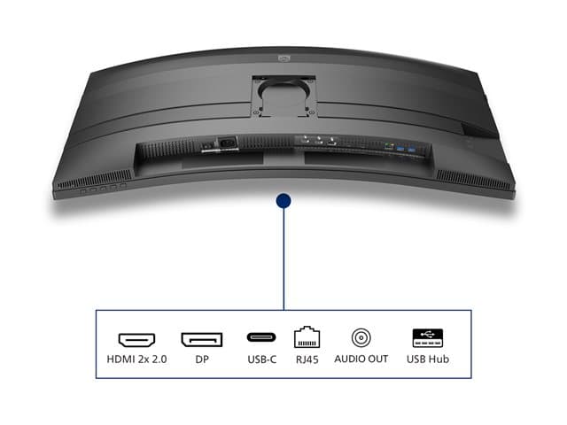Philips 34B2U5600C 34" Curved Monitor Charcoal - Image 10