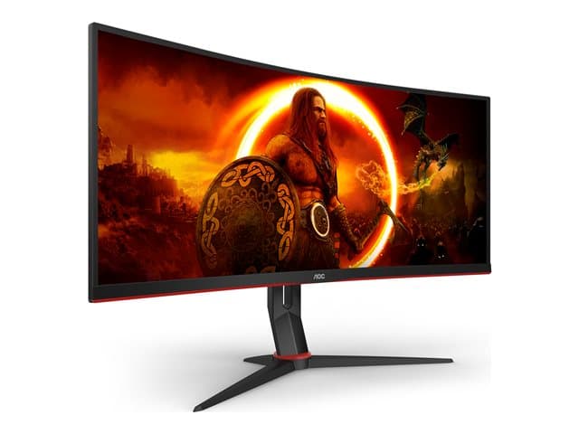 AOC CU34G2XP 34" Curved QHD Monitor Black - Image 6