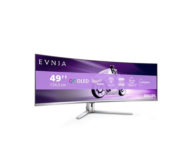 Philips Evnia 8000 49M2C8900L - OLED monitor - curved - 49" - HDR - Image 6