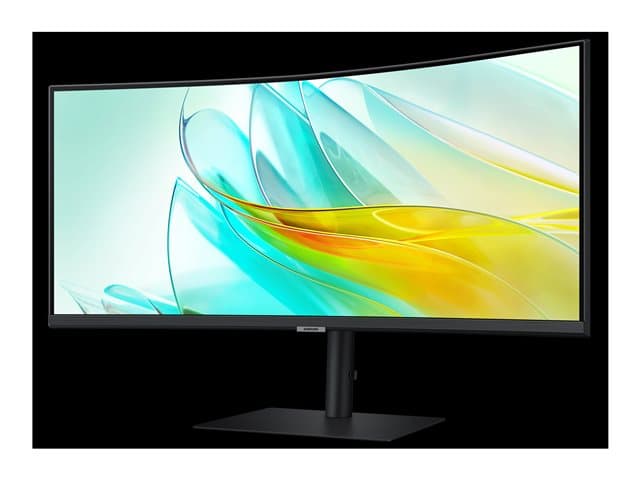 Samsung ViewFinity S6 LS34C652UAUXXU 34 Inch WQHD Curved USB-C Monitor - Black - Image 3