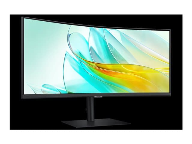 Samsung ViewFinity S6 LS34C652UAUXXU 34 Inch WQHD Curved USB-C Monitor - Black - Image 6