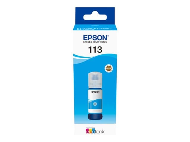 EPSON Ecotank 113 Cyan Ink Cartridge - Image 3