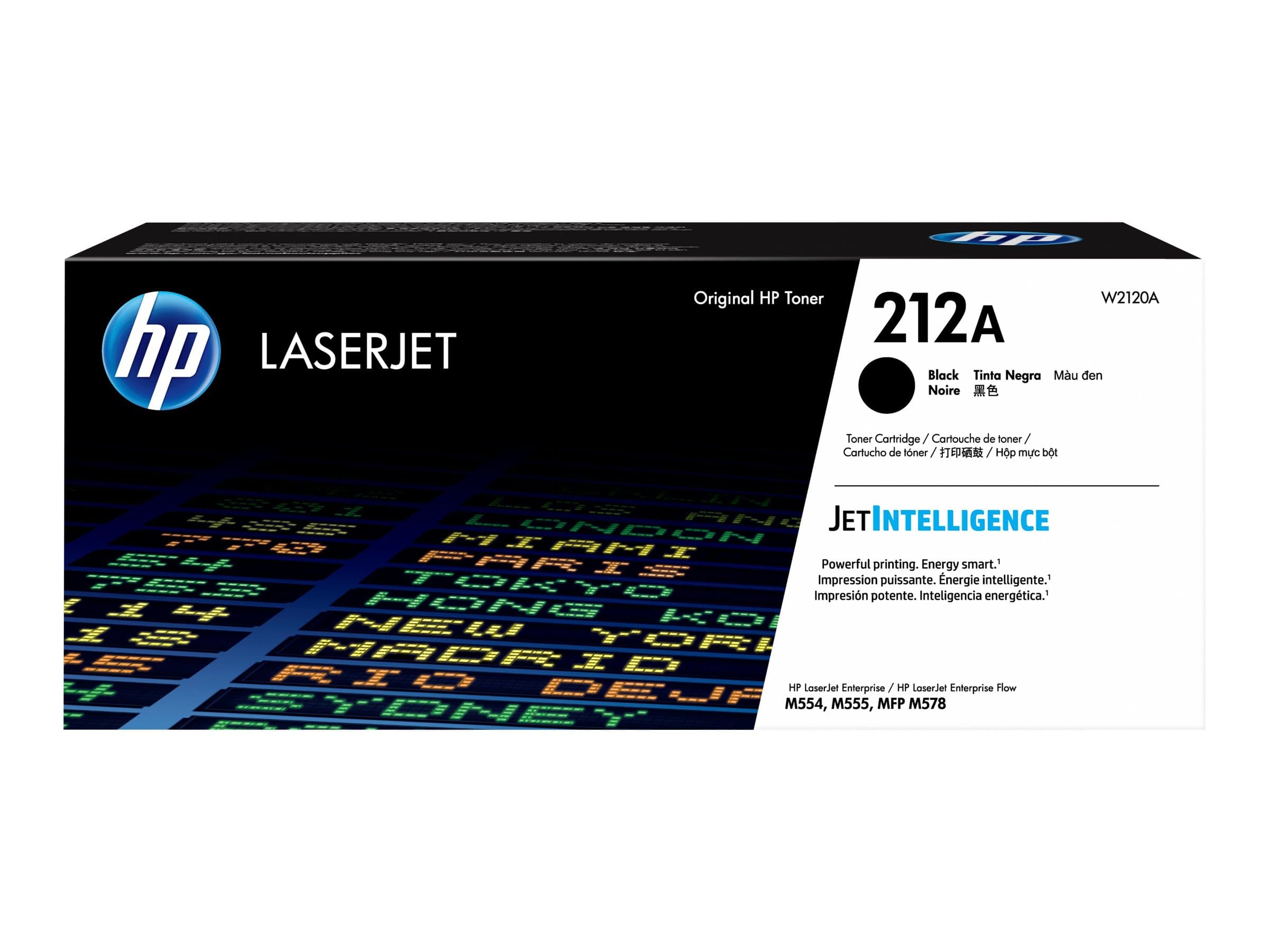 HP 212A - black - original - LaserJet - toner cartridge (W2120A)