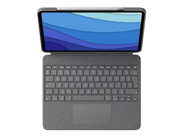 LOGITECH Combo Touch iPad Pro 12.9 Keyboard Case Grey