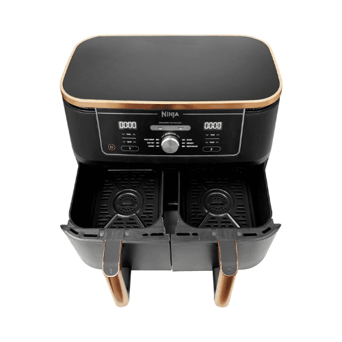 Ninja Foodi MAX Dual Zone Air Fryer AF400UKCP 9.5L, 2 Drawers, 6-in-1, Copper/Black - Image 2