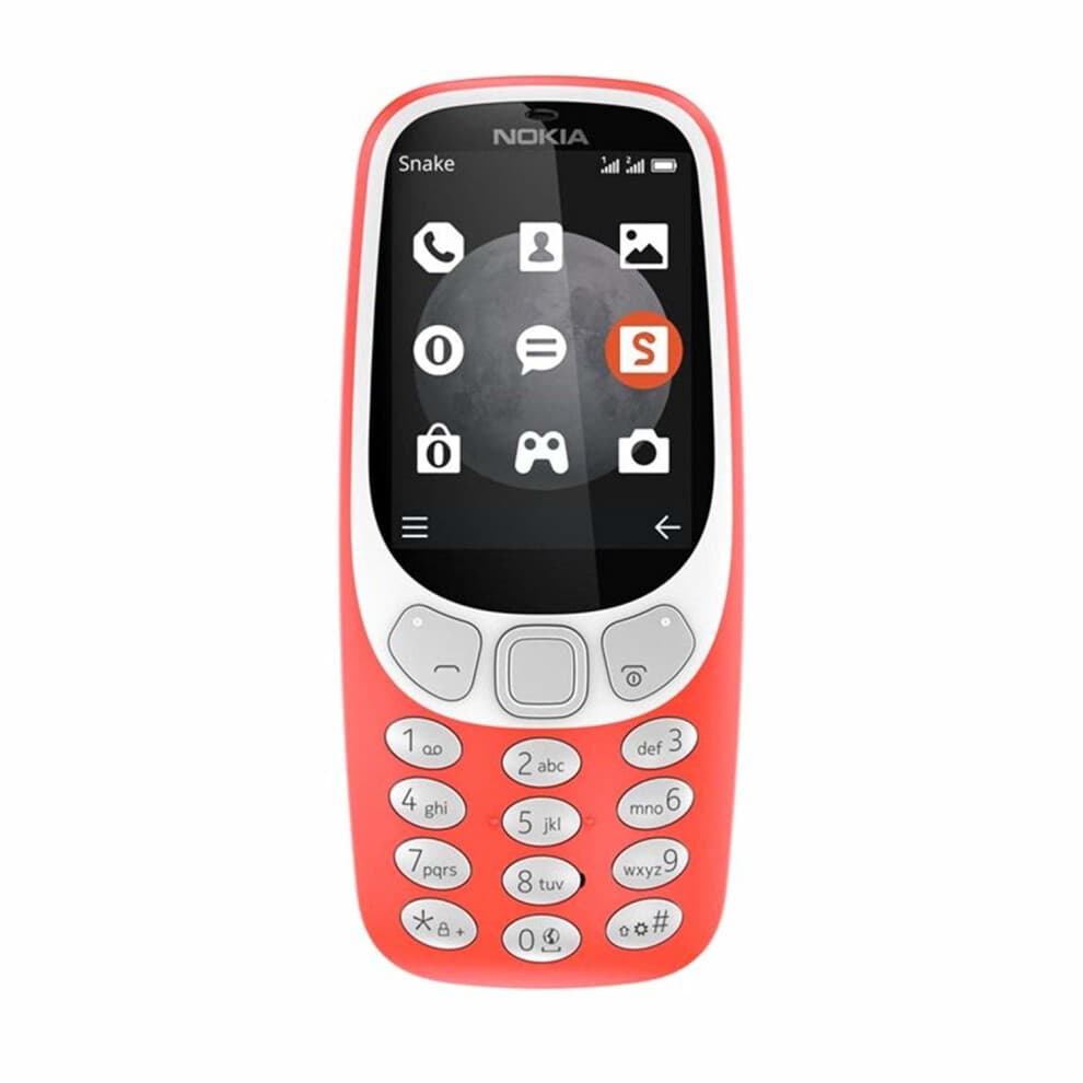 NEW Nokia 3310 Unlocked Dual SIM Mobile Phone 2.4" Screen, 2MP Camera - Orange, - Image 1