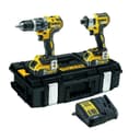 DeWalt DCK266P2 XR 18V Brushless Combi Drill & Impact Driver Kit, 2 x 5.0Ah Batteries, Professional Power Tool Set thumbnail 1