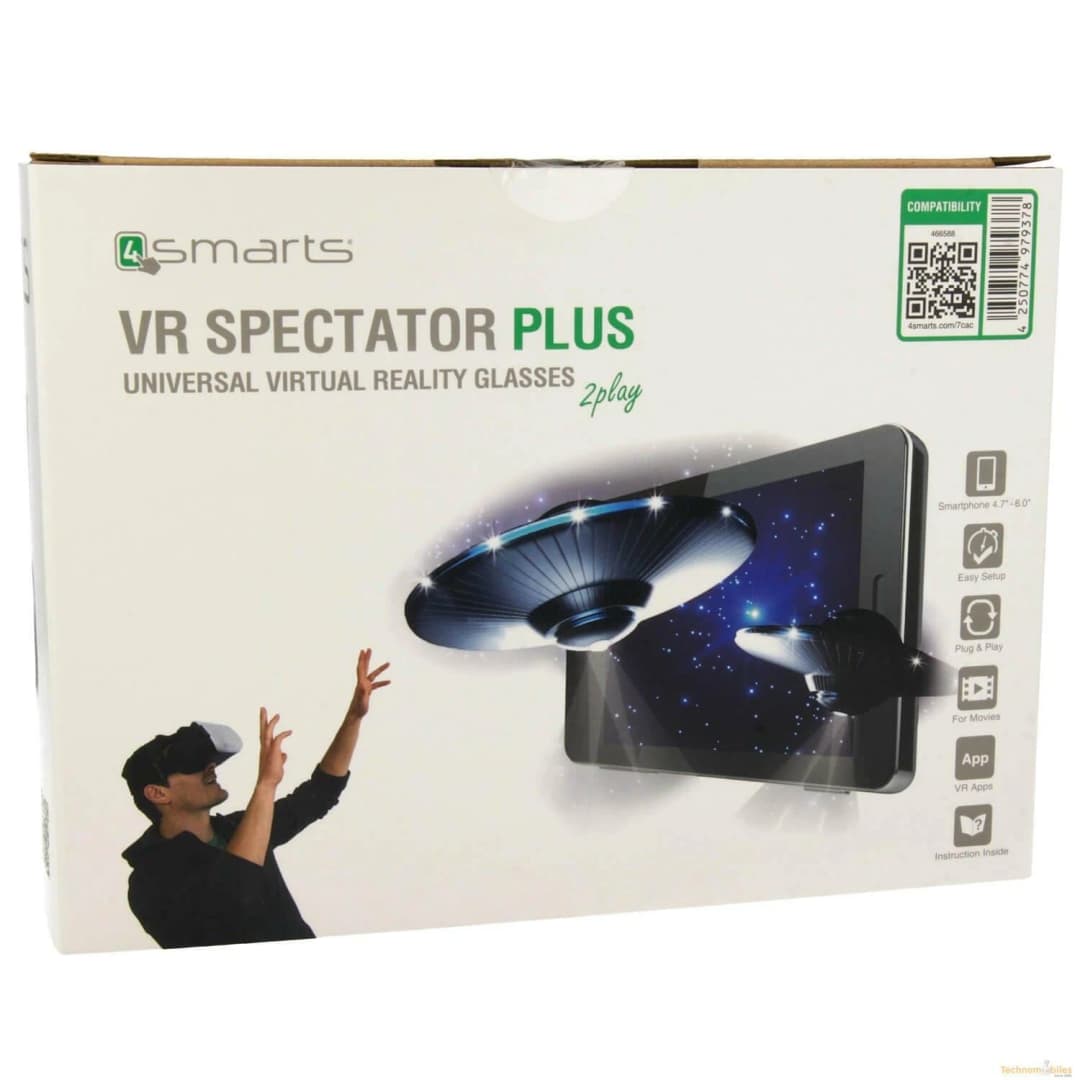 4smarts Spectator plus, Black Universal Virtual Reality Glasses Brand New - Image 1