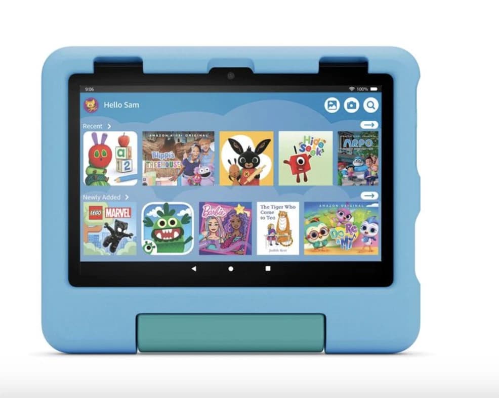 Amazon Fire HD 8 Kids Tablet Ages 3–7 2GB RAM 32GB Blue 2024