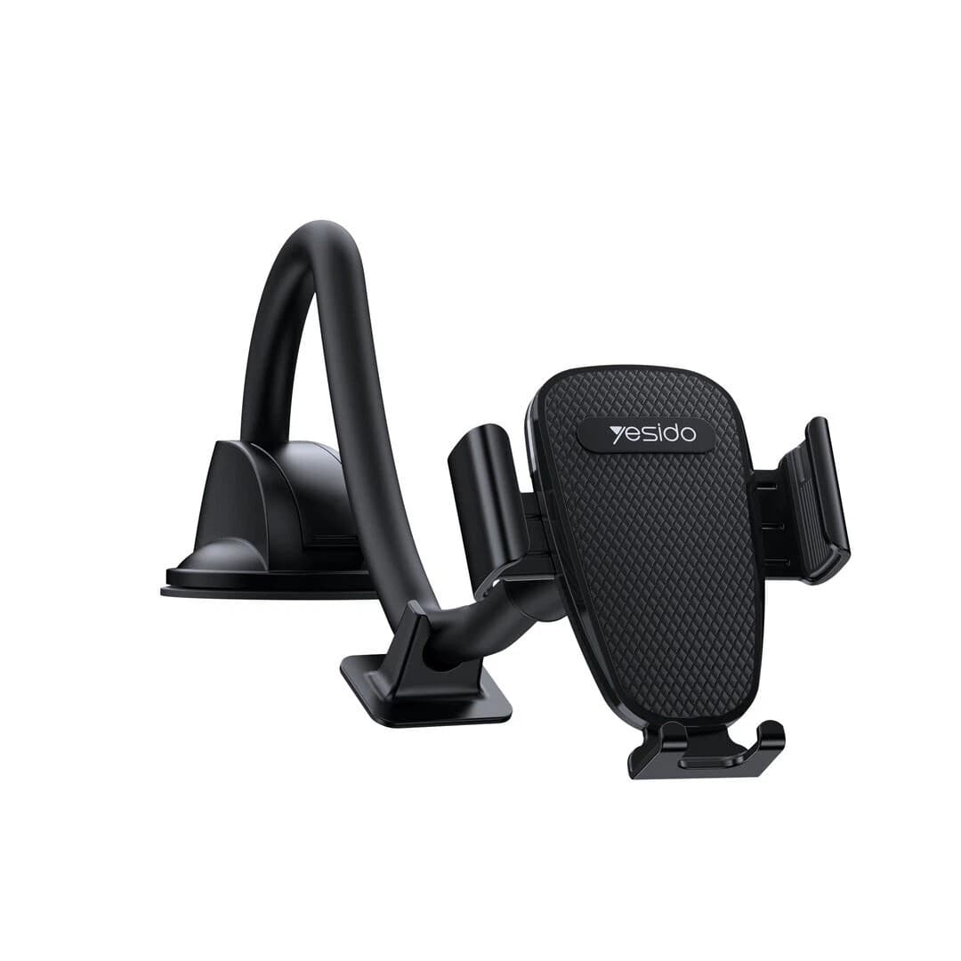 Yesido 30CM Gooseneck Suction Cup Car Phone Holder Large Trucks Vans - Black - Image 5