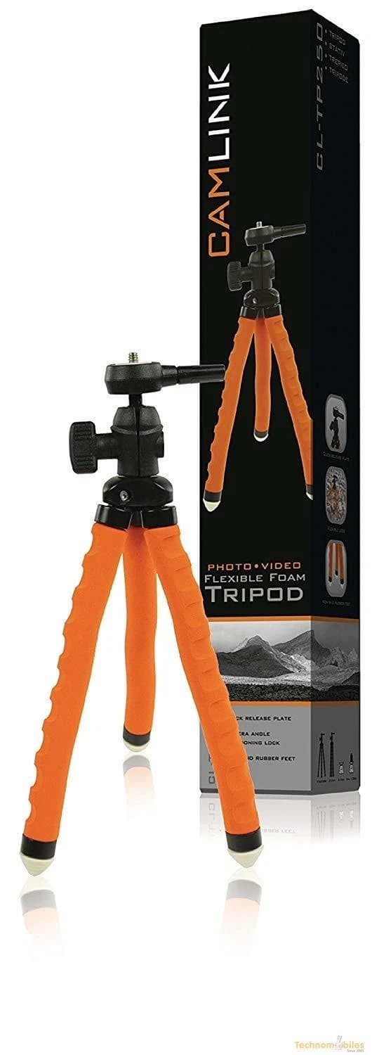Camlink 9 Sections Flexible Foam Tripod for Camera