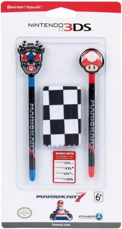 Nintendo DS Lite DSi 3DS XL Official Mario Kart 7 Stylus Kit Pen Pack Brand New