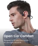 Shokz OpenRun SE Wireless Bluetooth Bone Conduction Sport Headphones Grey thumbnail 3