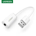 Ugreen Sound Card Adapter TRRS USB to 3.5mm Audio Stereo Aux External Converter thumbnail 1