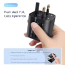 Yesido MC-09 Multi-function Universal Travel Adapter Plug - Black thumbnail 4