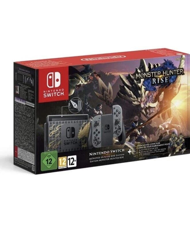 Nintendo Switch Console - Monster Hunter: Rise Edition EU PLUG - Image 1