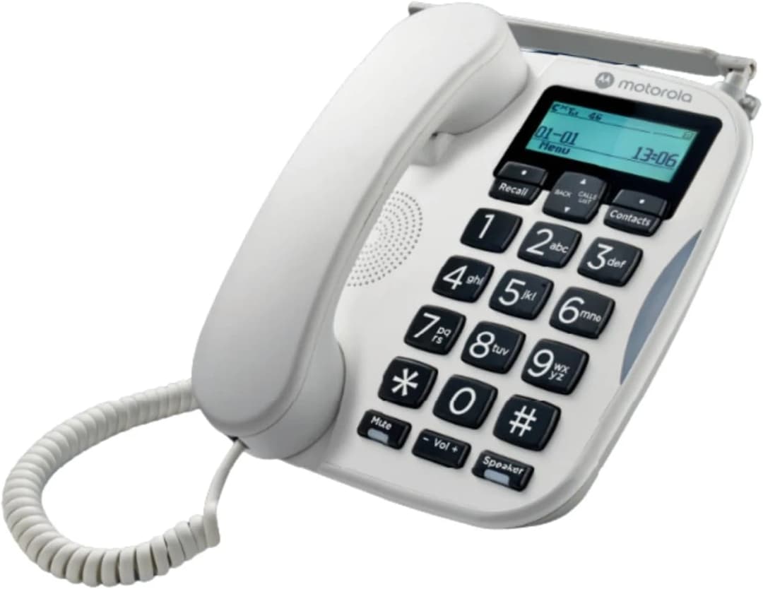 Motorola FW500 Desktop Phone with SIM and Landline, 4G LTE Emergency Back Up - Image 1