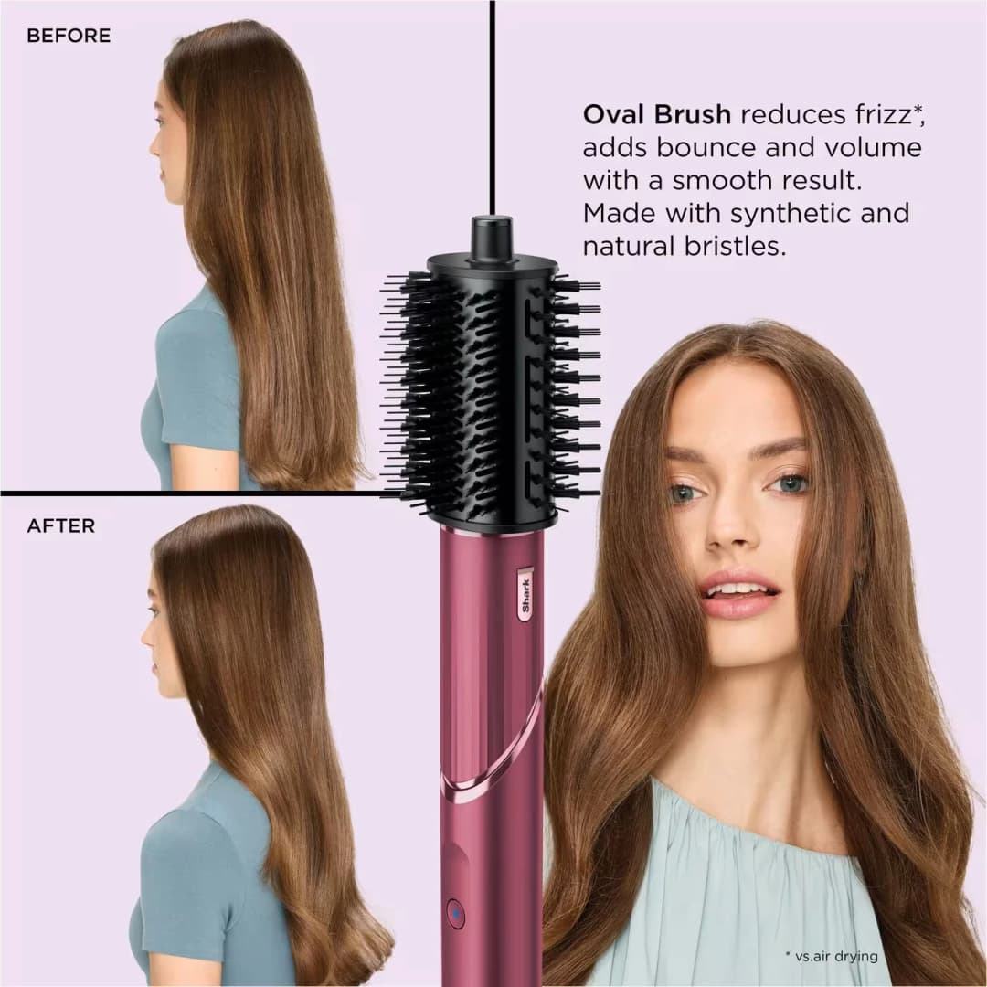 Shark FlexStyle Black Cherry 5-in-1 Air Styler & Hair Dryer Gift Set HD456CRUK - Image 5