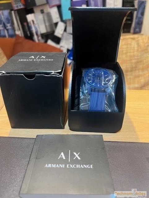Armani Exchange Men's Chronograph, Silicone Watch, 44mm case size - Image 5