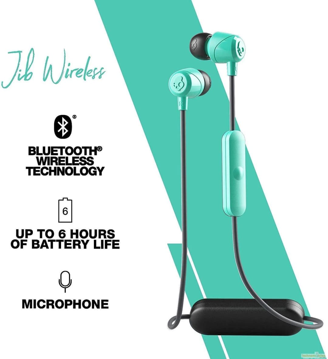 Skullcandy Jib Bluetooth Wireless In-Ear Earbuds - Image 4