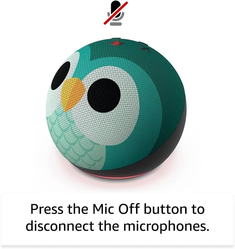 Amazon Echo Dot 5th Generation Kids Smart Speaker Owl - Image 2