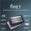 Amazon Fire 7 tablet 7" display, 16 GB, latest model (2022 release), Rose thumbnail 3